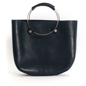 NEW Tribe Alive Luxe brass handle handbag